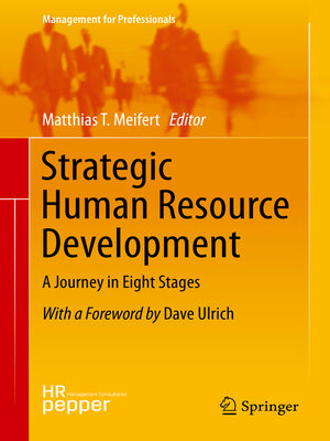cover image of Strategic Human Resource Development